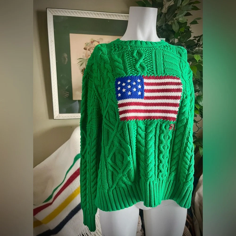 Polo Ralph Lauren Aran Cotton Sweater - Picture 7 of 15